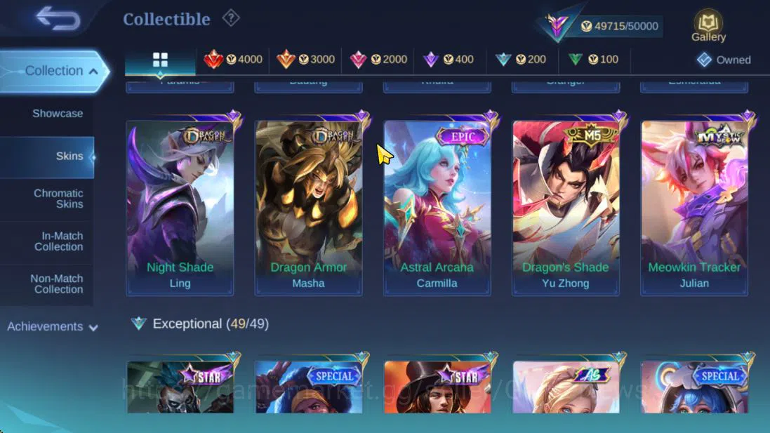 Mobile Legends: Bang Bang Accounts Hero 131|Skin 204|High Glory 96|Sanrio Floryn,CC[Y image 13