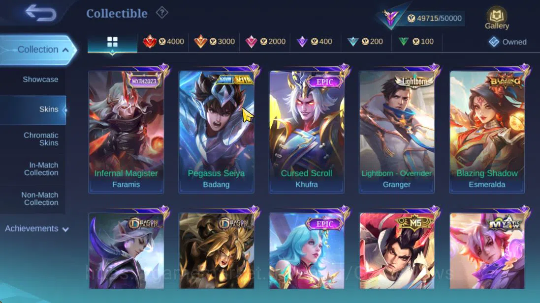 Mobile Legends: Bang Bang Accounts Hero 131|Skin 204|High Glory 96|Sanrio Floryn,CC[Y image 14