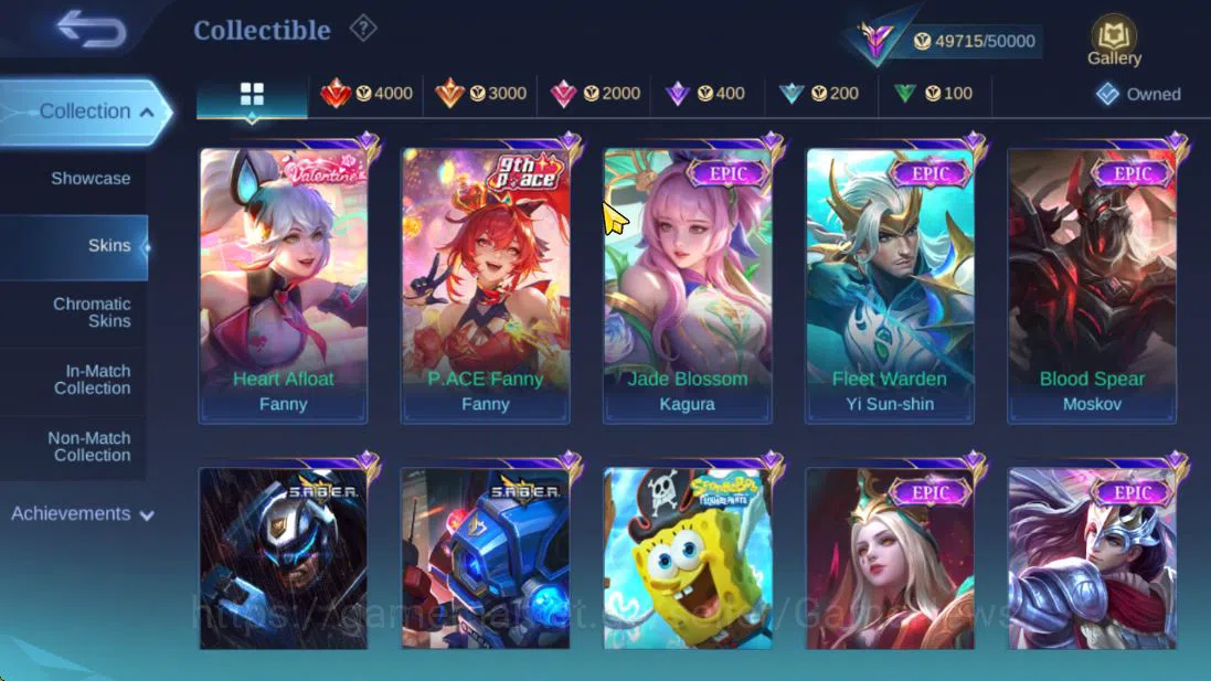 Mobile Legends: Bang Bang Accounts Hero 131|Skin 204|High Glory 96|Sanrio Floryn,CC[Y image 16