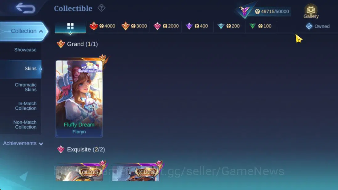 Mobile Legends: Bang Bang Accounts Hero 131|Skin 204|High Glory 96|Sanrio Floryn,CC[Y image 19