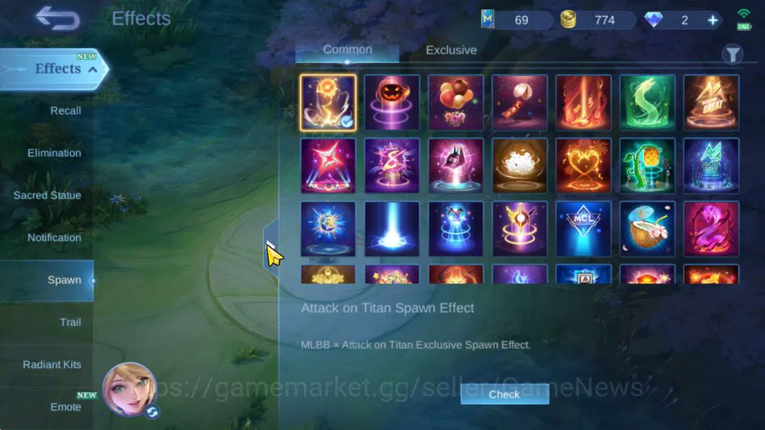 Mobile Legends: Bang Bang Accounts Hero 131|Skin 204|High Glory 96|Sanrio Floryn,CC[Y image 6
