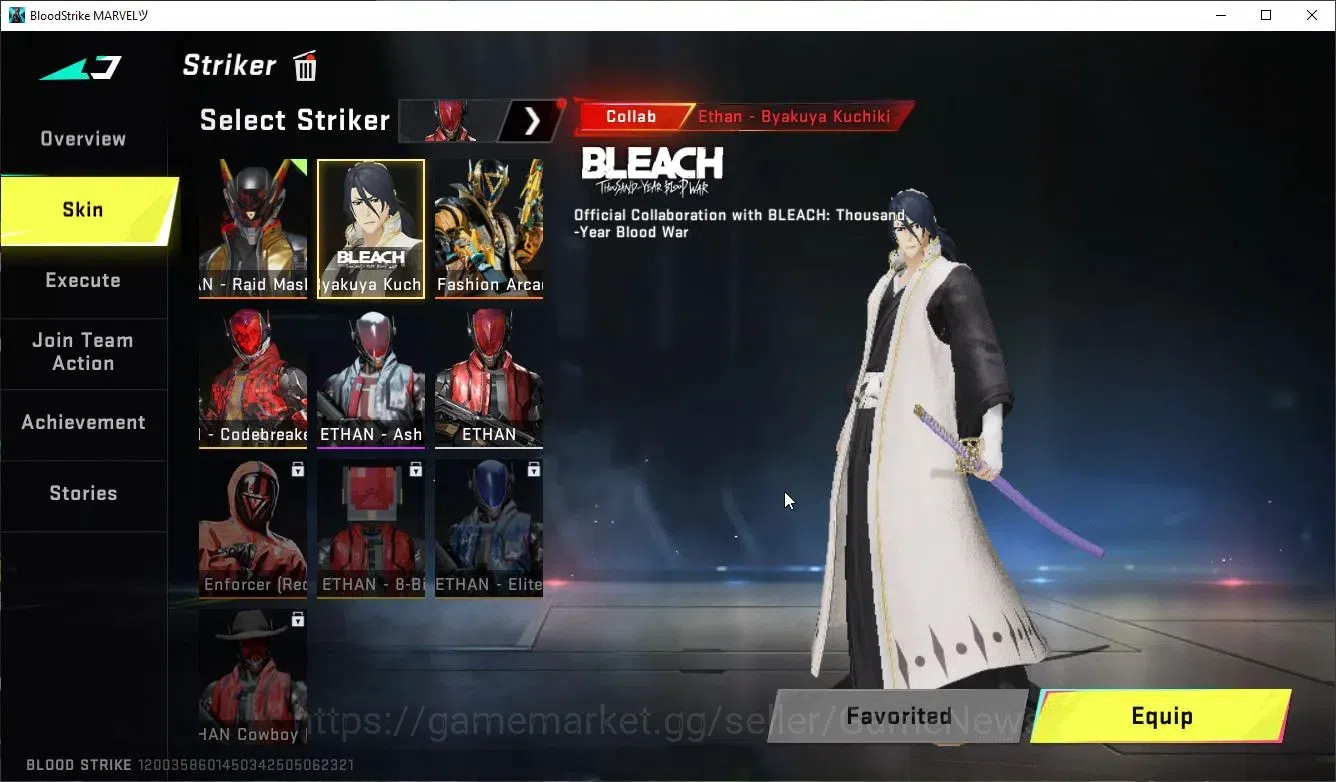 Blood Strike Accounts ASIA|ETERNAL Zero,UZI-Scorpion+Collab BLEACH Byaku image 10