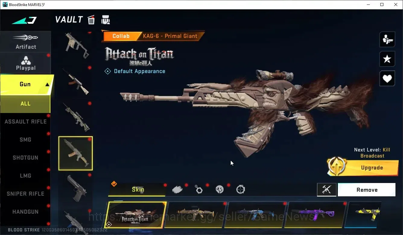 Blood Strike Accounts ASIA|ETERNAL Zero,UZI-Scorpion+Collab BLEACH Byaku image 17