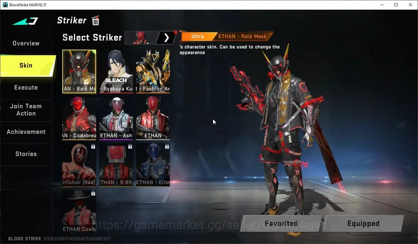 Blood Strike Accounts ASIA|ETERNAL Zero,UZI-Scorpion+Collab BLEACH Byaku image 9