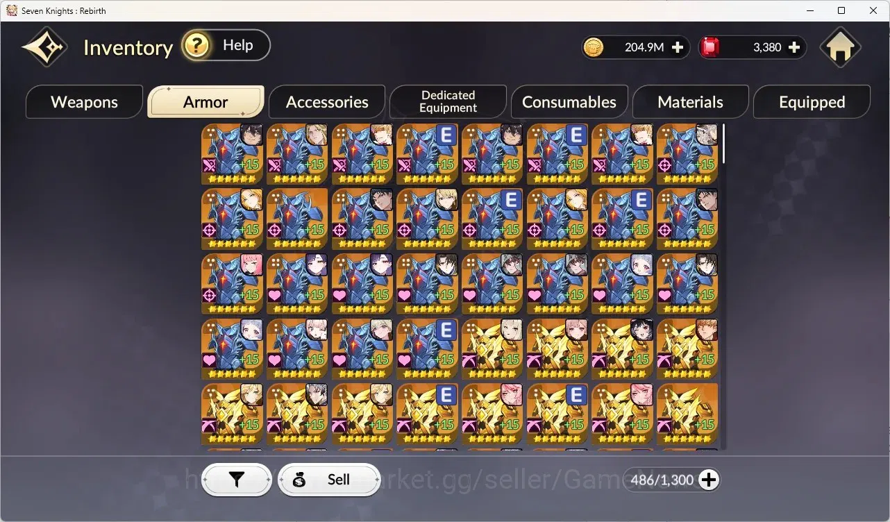 Seven Knights Re:Birth Accounts GLOBAL SEA|4 ex-7k[Melia,Juri,Rosie,Gelidus]|15TC6 image 13