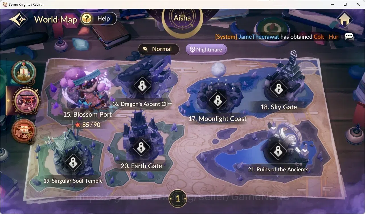 Seven Knights Re:Birth Accounts GLOBAL SEA|4 ex-7k[Melia,Juri,Rosie,Gelidus]|15TC6 image 18