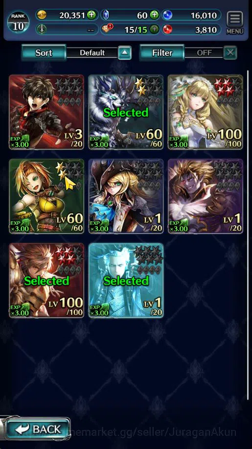 Last Cloudia Accounts Global|Starter Rank 10 |Vergil,GH Adel,MB Rei,Etc| image 1