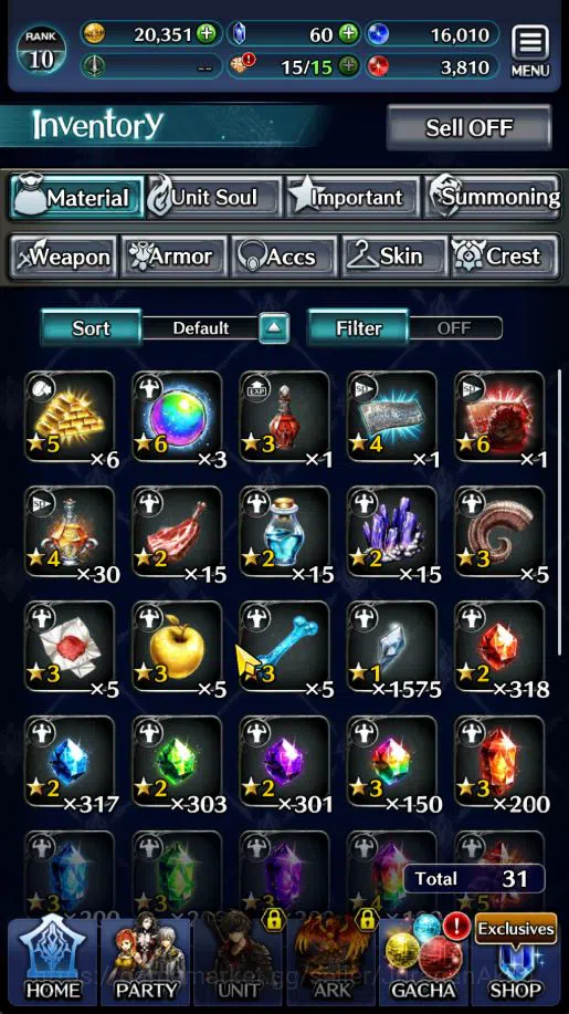 Last Cloudia Accounts Global|Starter Rank 10 |Vergil,GH Adel,MB Rei,Etc| image 3