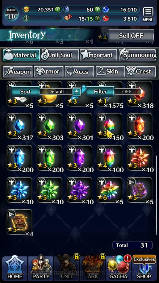 Last Cloudia Accounts Global|Starter Rank 10 |Vergil,GH Adel,MB Rei,Etc| image 7