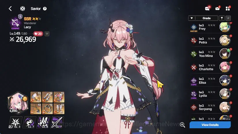 StarSavior Accounts Global|Lv 73|20K Stellagem|29 SSR 6 LB3 [W Asherah image 6