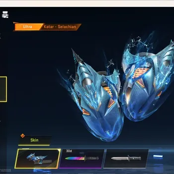Blood Strike Accounts Collab Skin ASIA |2 Eternal: MP7-Tidesong,Desert E|Ultra Melee Katar - Selachian|2 Collab Gun|9 Ultra