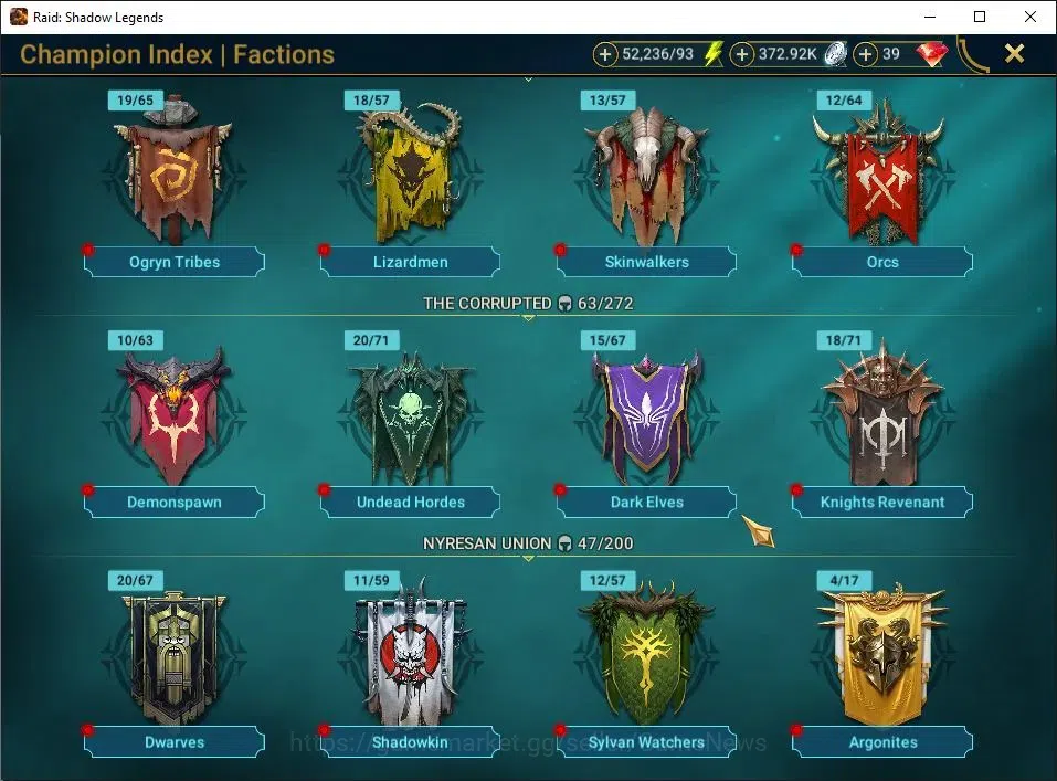 Raid: Shadow Legends Accounts Lv29 883K Power|1 Mythic(Nell Blackteeth)|18 Legen image 20