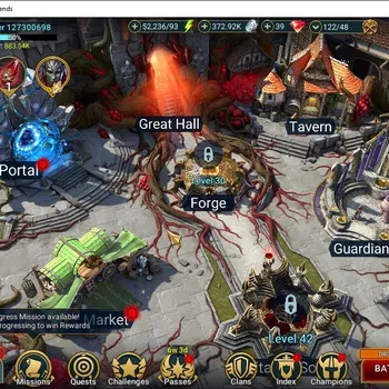 Raid: Shadow Legends Mid-Game Lv29 883K Power|1 Mythic(Nell Blackteeth)|18 Legen image 1