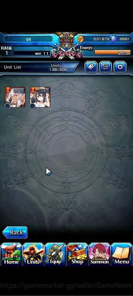 Grand Summoners Accounts Global|Rank 1|2691 cc Ready Gacha|2 Ascend| Summer image 4