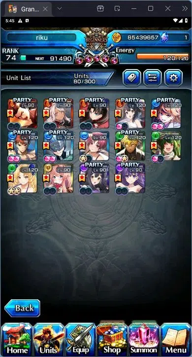 Grand Summoners Accounts [GLOBAL] Rank 74 | 24 Ascend | Houka Inumuta TW |  image 3