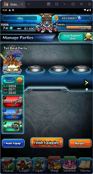 Grand Summoners Accounts [GLOBAL] Rank 74 | 24 Ascend | Houka Inumuta TW |  image 4