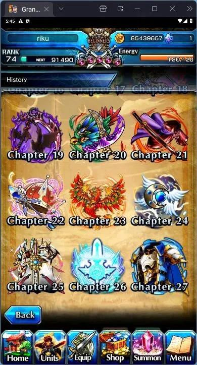 Grand Summoners Accounts [GLOBAL] Rank 74 | 24 Ascend | Houka Inumuta TW |  image 5