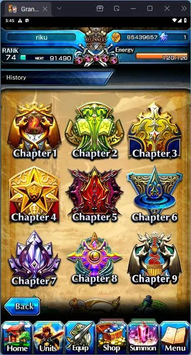 Grand Summoners Accounts [GLOBAL] Rank 74 | 24 Ascend | Houka Inumuta TW |  image 7