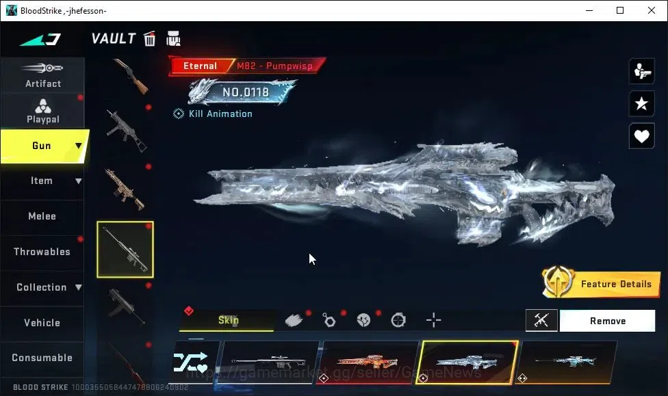 Blood Strike Accounts AMERICA|EVO MP5-Guard Lv5|EVO Artifact-Nexus|13 ET image 10