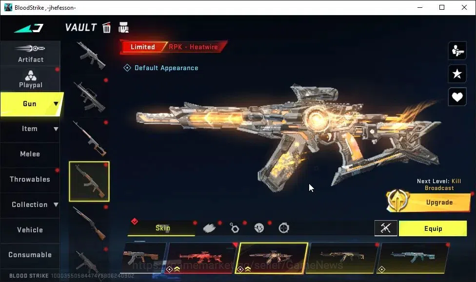 Blood Strike Accounts AMERICA|EVO MP5-Guard Lv5|EVO Artifact-Nexus|13 ET image 14