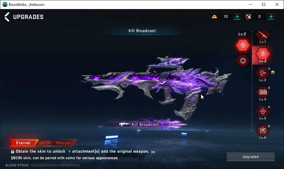 Blood Strike Accounts AMERICA|EVO MP5-Guard Lv5|EVO Artifact-Nexus|13 ET image 16