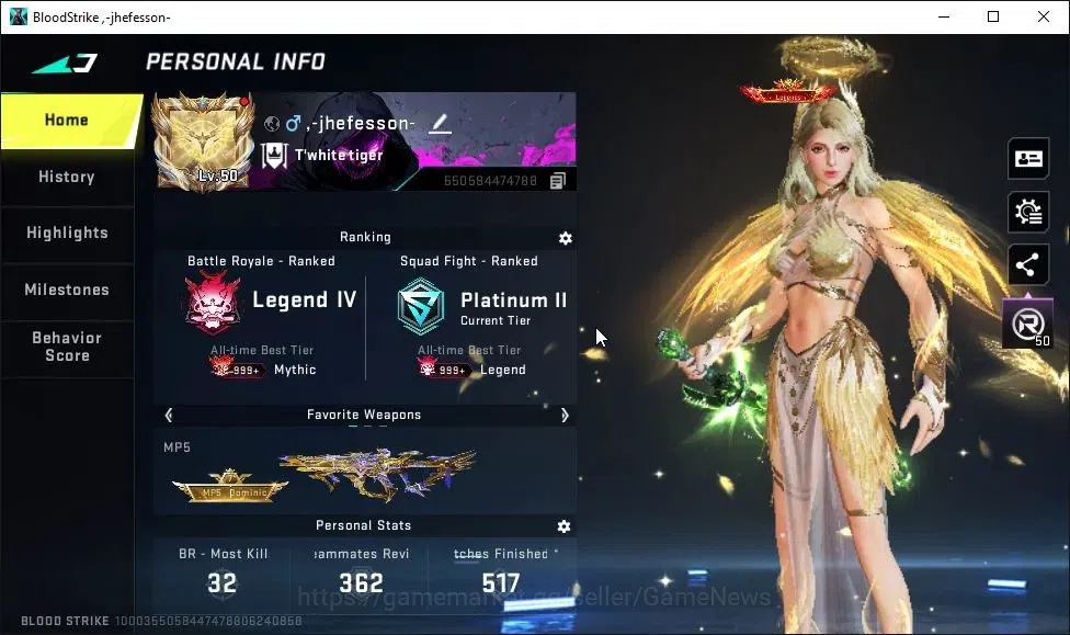 Blood Strike Accounts AMERICA|EVO MP5-Guard Lv5|EVO Artifact-Nexus|13 ET image 2