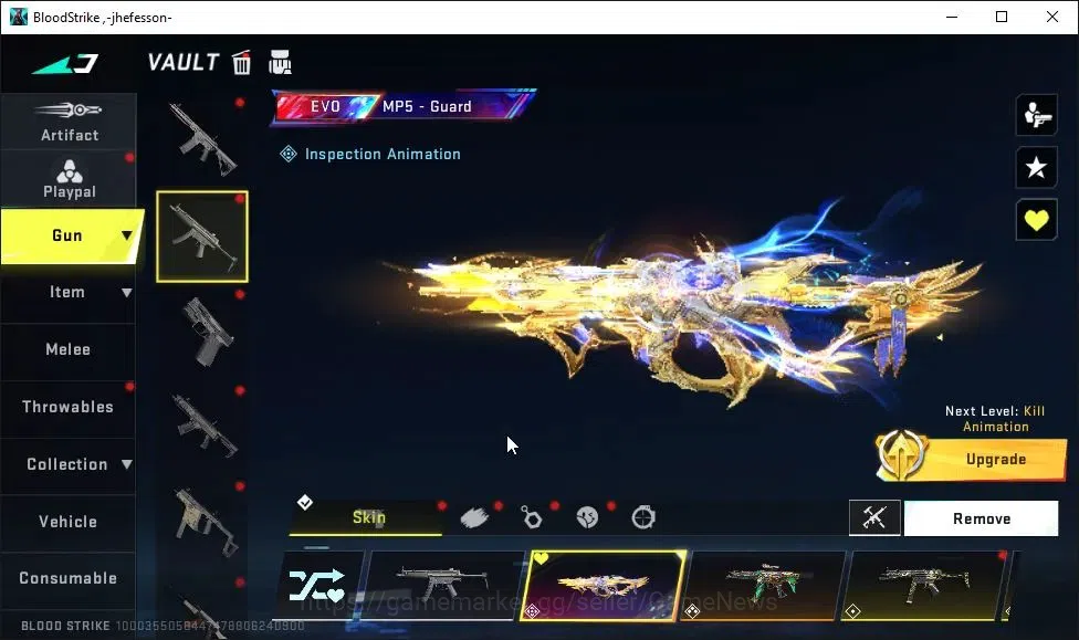 Blood Strike Accounts AMERICA|EVO MP5-Guard Lv5|EVO Artifact-Nexus|13 ET image 3