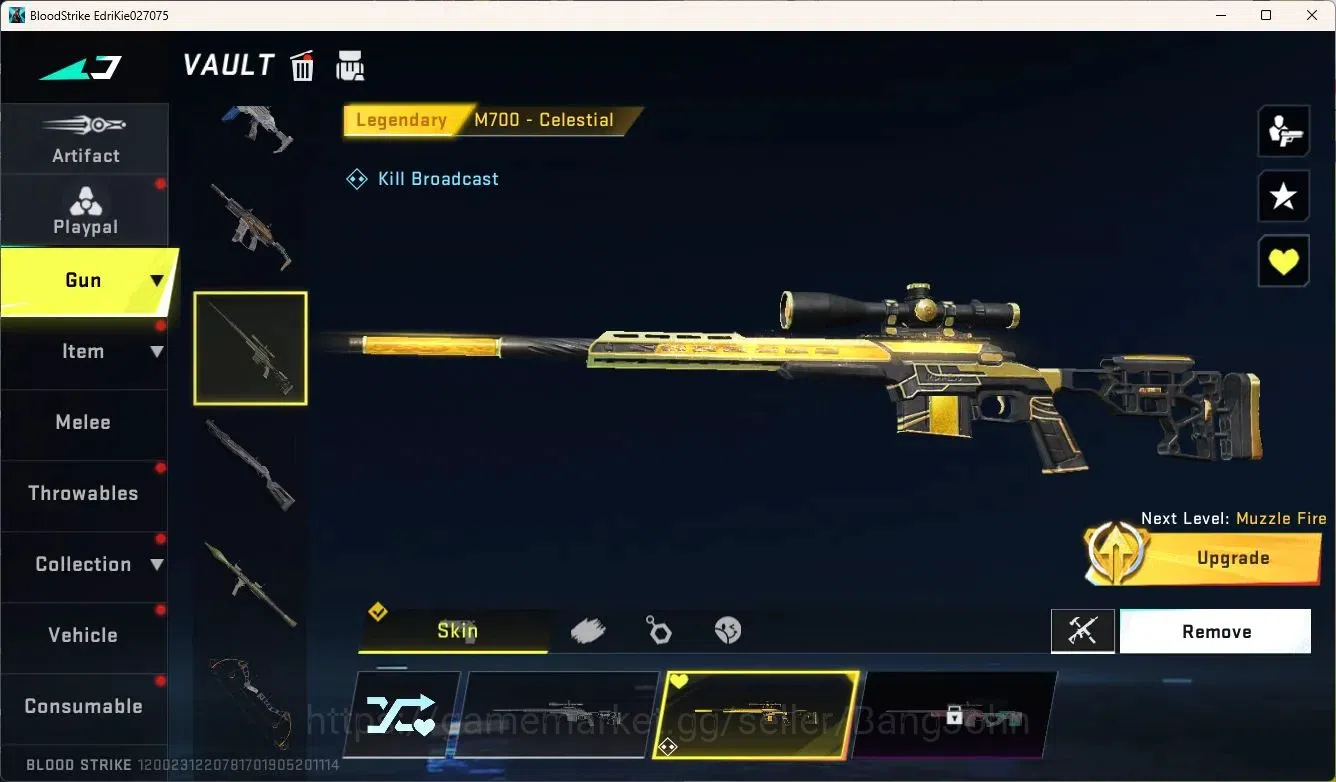 Blood Strike Accounts ASIA | 2 Collab Guns: AK47(7DS),MCX(EVA), |BLEACH  image 5