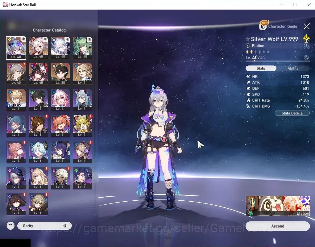 Honkai Star Rail Accounts Asia|TL27|Sparxie Prem Team|6 Limited|[Silver Wolf image 4