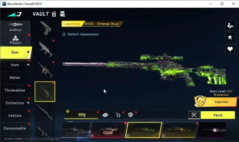 Blood Strike Accounts ASIA|Collab 7DS[M700,AK47]+Collab EVA-MCX|ULTRA KA image 11