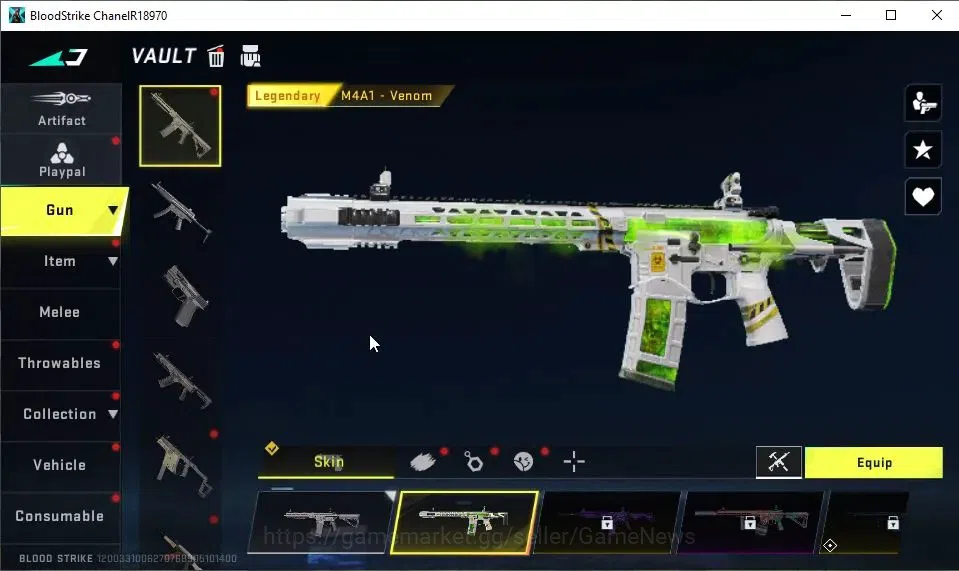 Blood Strike Accounts ASIA|Collab 7DS[M700,AK47]+Collab EVA-MCX|ULTRA KA image 17