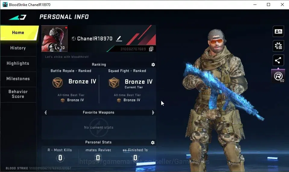 Blood Strike Accounts ASIA|Collab 7DS[M700,AK47]+Collab EVA-MCX|ULTRA KA image 2