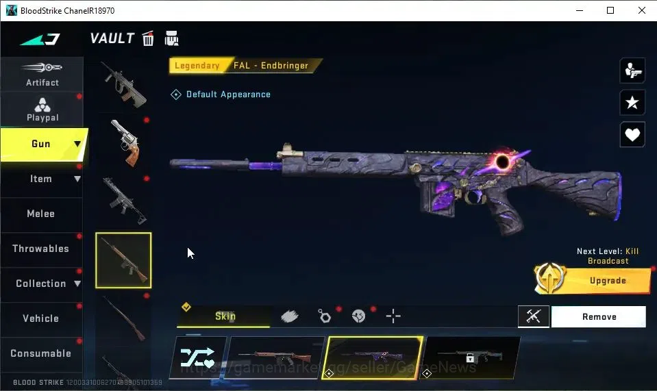 Blood Strike Accounts ASIA|Collab 7DS[M700,AK47]+Collab EVA-MCX|ULTRA KA image 6