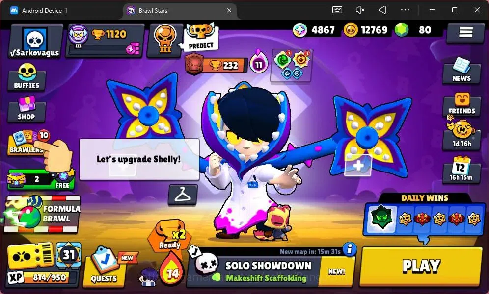 Brawl Stars Accounts Global | 1120 Thropy|20 Brawler|1 Max Hypercharge image 1
