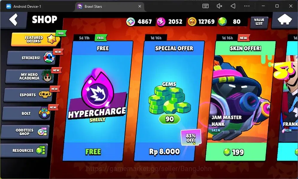 Brawl Stars Accounts Global | 1120 Thropy|20 Brawler|1 Max Hypercharge image 4