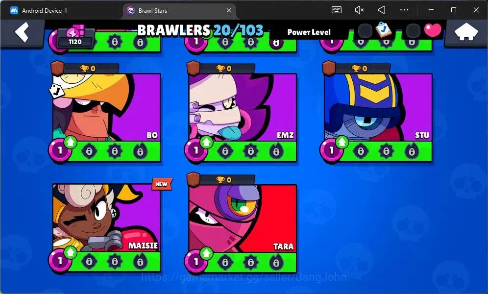 Brawl Stars Accounts Global | 1120 Thropy|20 Brawler|1 Max Hypercharge image 8