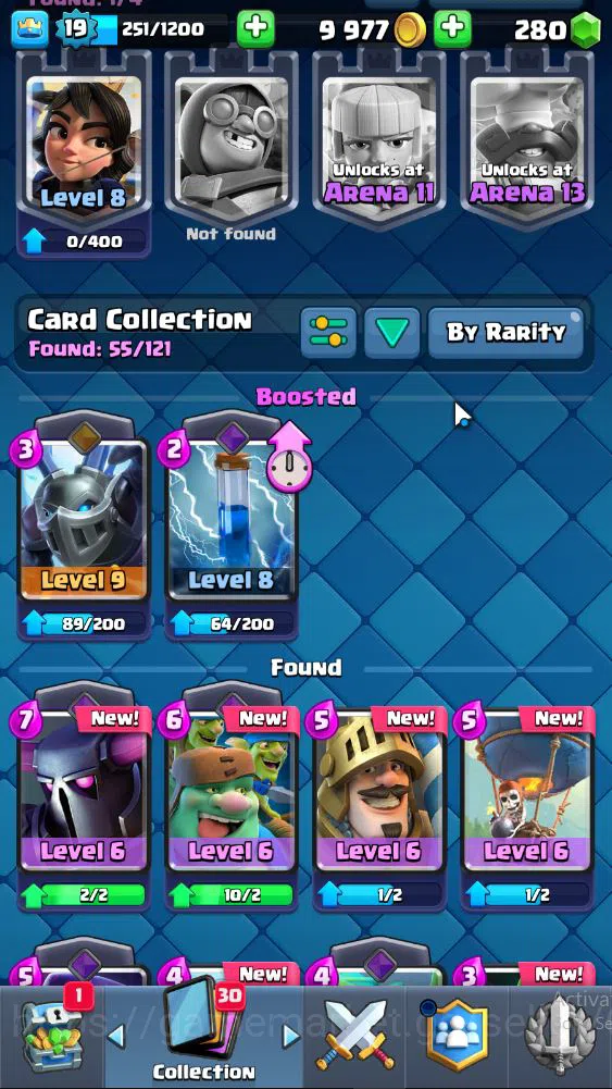 Clash Royale Accounts Lv 19|Trophy 3030|KTL 8|Limited Skin|Card 55| 2 EV image 11