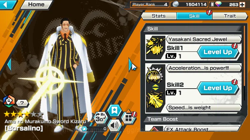 One Piece Bounty Rush Accounts GLOBAL|4 ex|PR 4|RD 263|T5E NUSJURO,DD SHANK,FR SH image 2