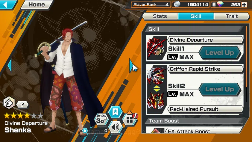 One Piece Bounty Rush Accounts GLOBAL|4 ex|PR 4|RD 263|T5E NUSJURO,DD SHANK,FR SH image 5