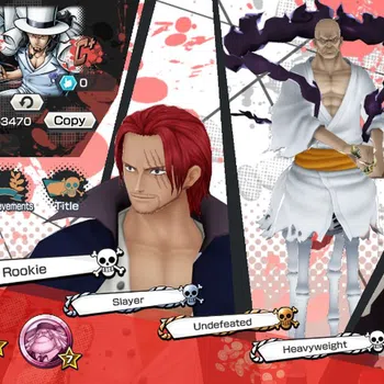 One Piece Bounty Rush Accounts High-End GLOBAL|4 ex|PR 4|RD 263|T5E NUSJURO,DD SHANK,FR SHANKS AW ROB LUCCI,BORSALINO