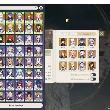Genshin Impact Accounts Others ASIA|AR 56|Zibai+Sign Pream Team|6 Limited + 3 (*5Weapon)|(Ganyu C1,Flins,Tartaglia|5