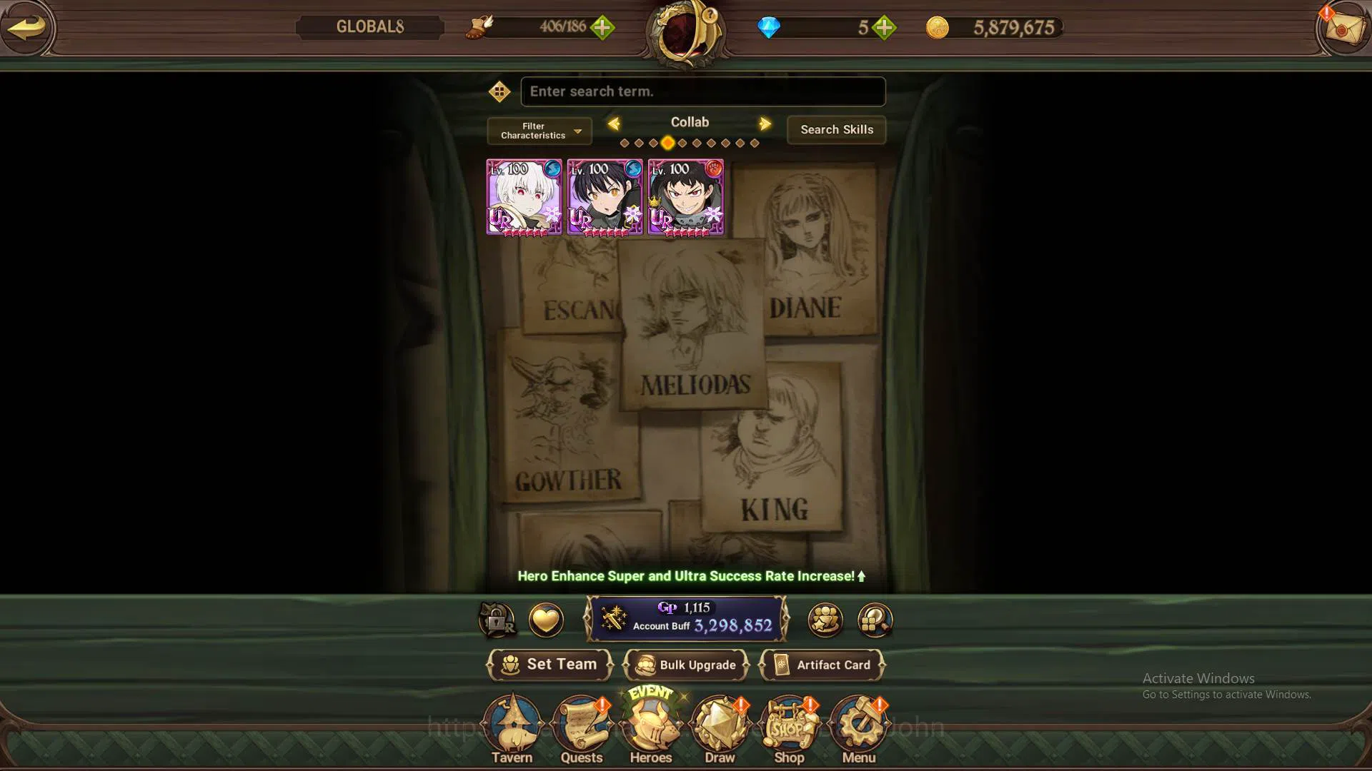 The Seven Deadly Sins: Grand Cross Accounts GLOBAL|3.2m CC|2LR Roxy,Elizabeth|FUll collab FF|U image 9