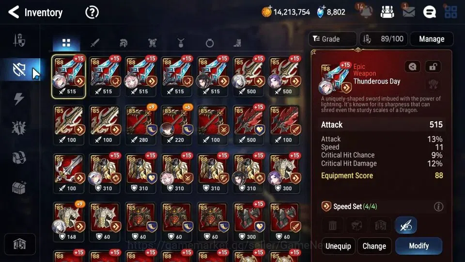 Epic Seven Accounts GLOBAL|6 ML 5-stars, 13 other 5-star heroes. Accou image 10