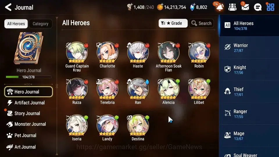 Epic Seven Accounts GLOBAL|6 ML 5-stars, 13 other 5-star heroes. Accou image 7
