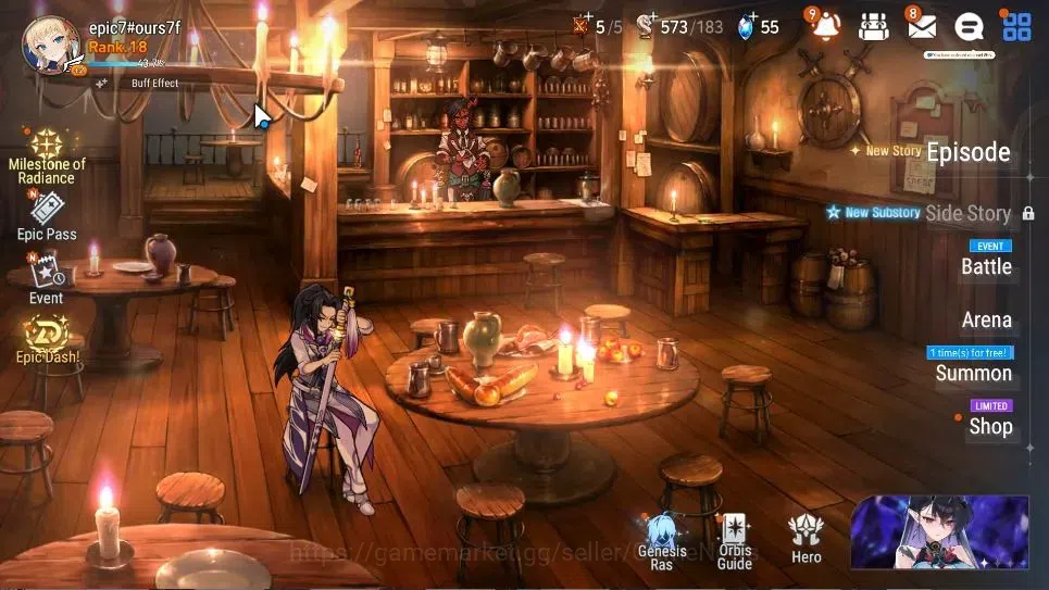 Epic Seven Accounts Starter Global UnVerif|New Era|2 ML(Tidal Rift Elvira,FLidica)+Senya,Tenebria,Landy,etc|Poh ON|Abyss F 1