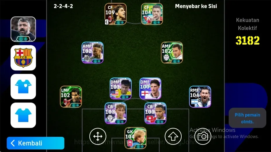eFootball Accounts Legends & Iconic Players Android|PW 3182|BIGT Ibrahimovic,EPIC Suarez Drogba OliverKhan Raul Serginho 1