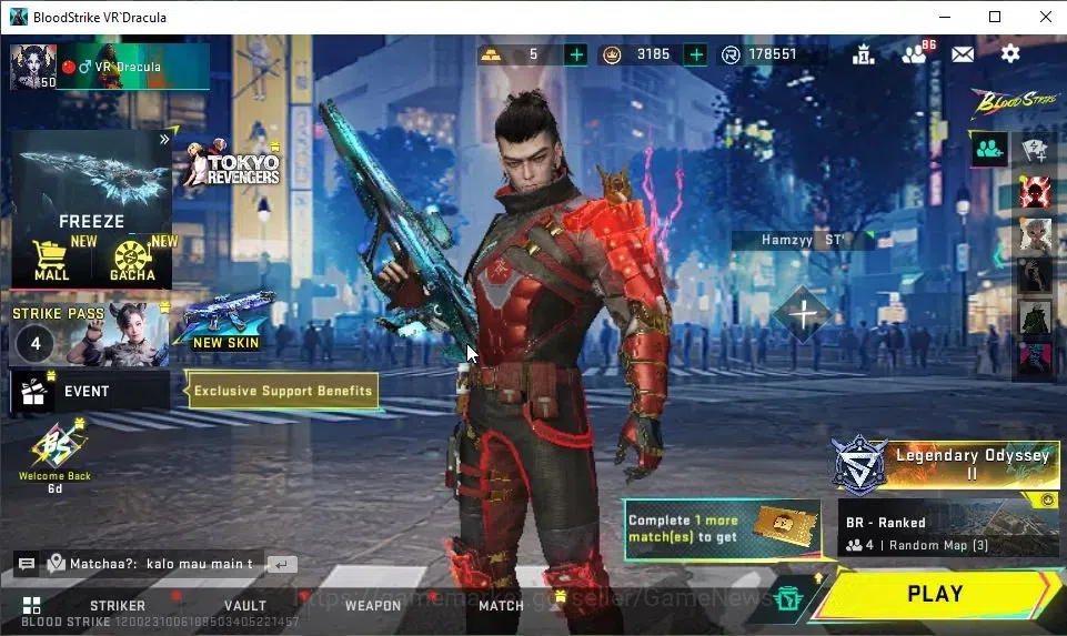 Blood Strike Accounts ASIA|23 ULTRA[EMMA,KATYA,VOLT,SPIKE,SVD,AUG,Origin image 1