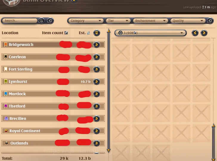 Albion Online Accounts High-End HIGH END ALBION ACCOUNT , WITH ASSETS WORTH APPROXIMATELY 14b+ 1