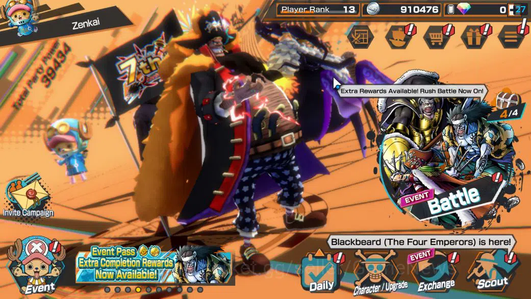 One Piece Bounty Rush Starter Global|6 EX| Gear 5 Luffy,KING Gol D.Roger,TFE D.T image 1