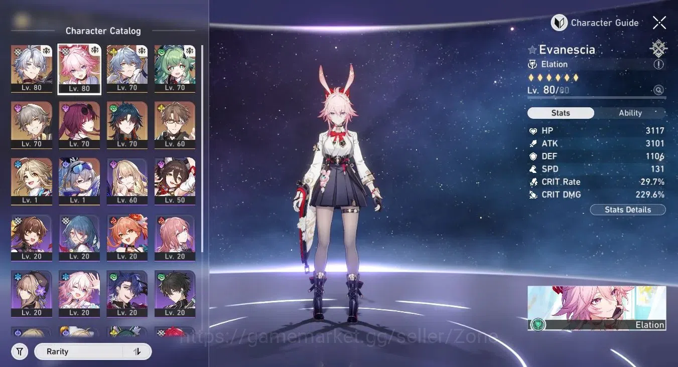 Honkai Star Rail Accounts Others ASIA|TL65|All Unset|Evaneccia+Sign|Phainon|Sunday|Kafka|Huo-Huo|Many Resource|Detail Cek 2